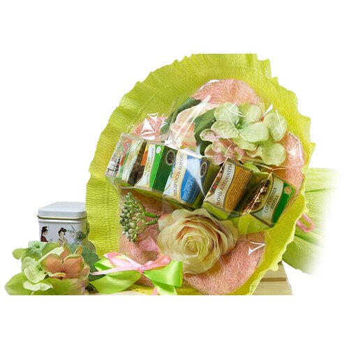 фото Чайный набор чайный букет рчк "розы" (30г.*6шт.) чай подарочный листовой русская чайная компания