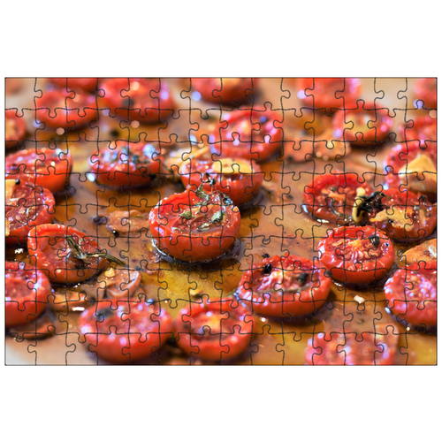фото Магнитный пазл 27x18см."помидоры, масло, травы" на холодильник lotsprints
