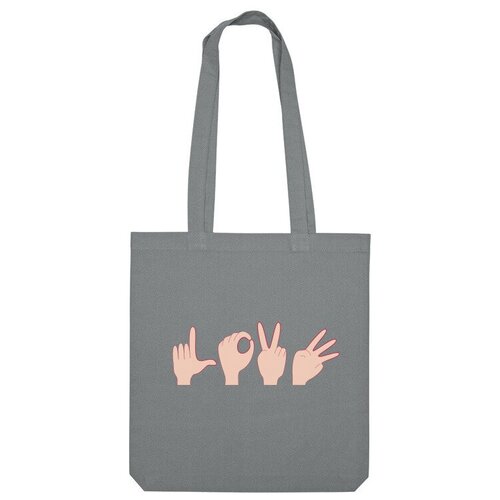 фото Сумка шоппер us basic, серый