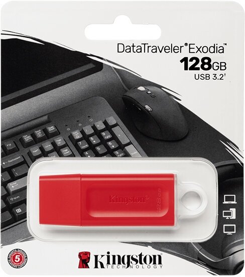 USB Flash drive Kingston DataTraveler Exodia 128 ГБ (KC-U2G128-7GR)