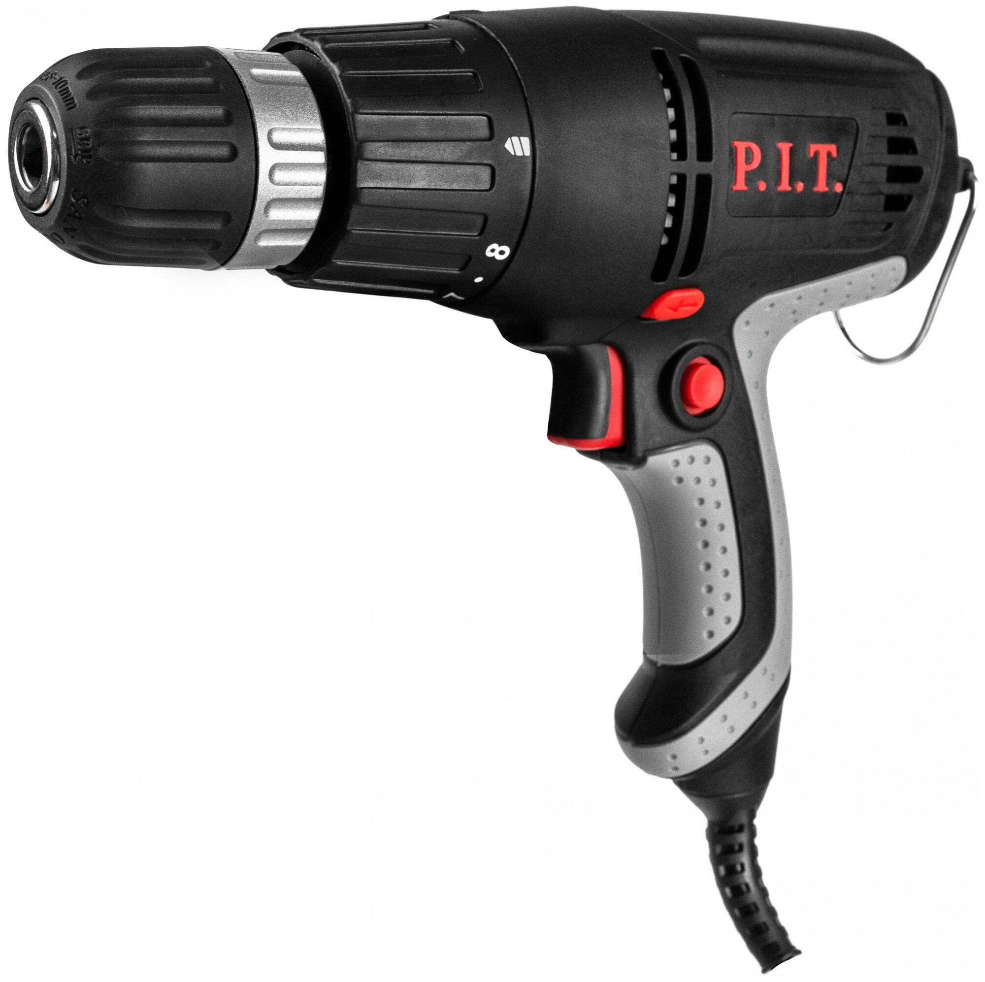 фото Сетевая дрель-шуруповерт P.I.T. Мастер PBM10-C1 (400 Вт,0-800 об/мин)