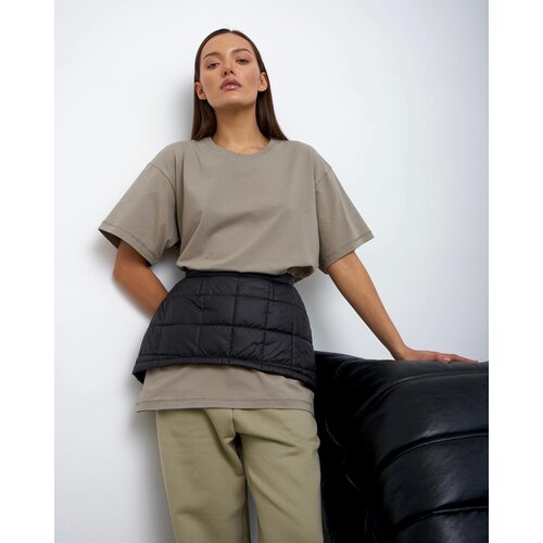 женский пояс винтажный ремень широкий кожаный пояс эластичный корсет Корсаж OTHER SIDE, размер XS, черный