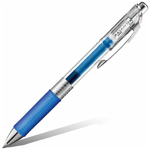 Ручка гелевая EnerGel InFree, синий стержень, 0,7 мм