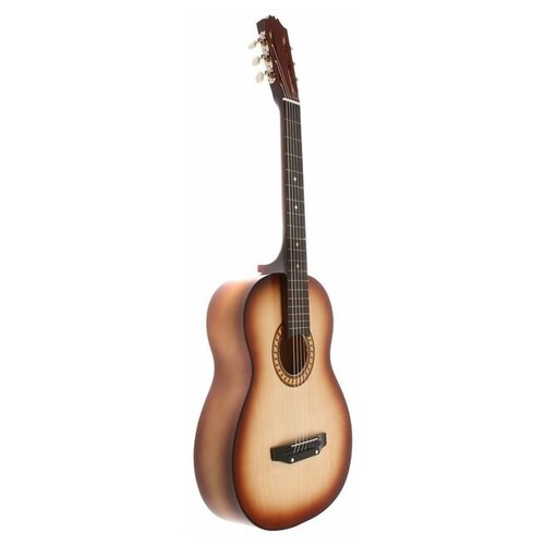 Акустическая гитара 6-ти струнная, менз. 650мм., струны металл, головка с пазами
