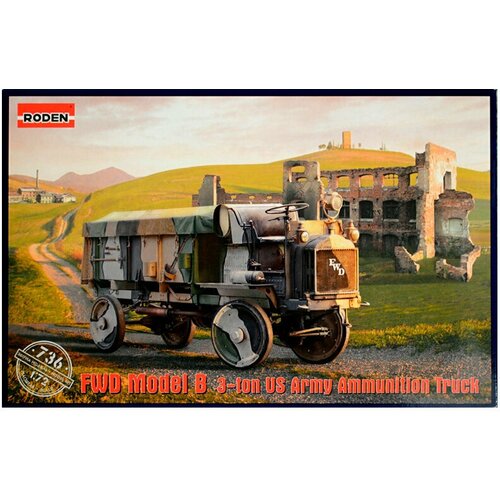 Rod736 Roden Армейский 3-х тонный грузовой автомобиль FWD (1:72)