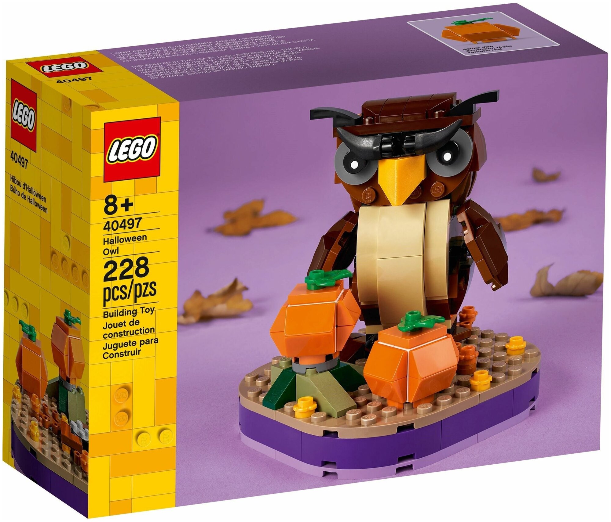 Конструктор LEGO 40497 Seasonal Хэллоуинская сова