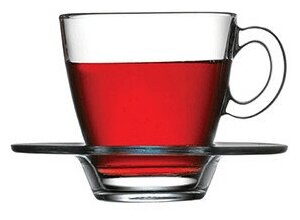 Пара чайная «Аква» (Pasabahce - завод «Бор»)