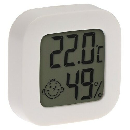 Luazon Home Термометр LuazON LTR-08, электронный, датчик температуры, датчик влажности, белый