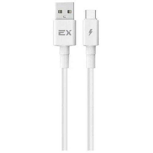 Кабель Exployd EX-K-1153, Type-C - USB, 2 А, 1 м, белый кабель exployd ex k 1139 type c type c 1м чёрный