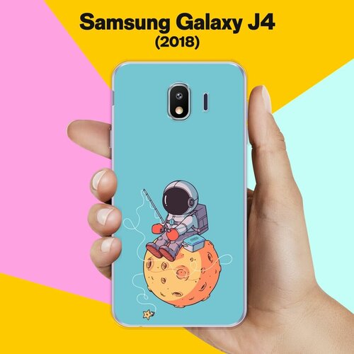 Силиконовый чехол на Samsung Galaxy J4 (2018) Рыбалка / для Самсунг Галакси Джей 4 2018 силиконовый чехол на samsung galaxy j4 2018 печеньки и молоко для самсунг галакси джей 4 2018