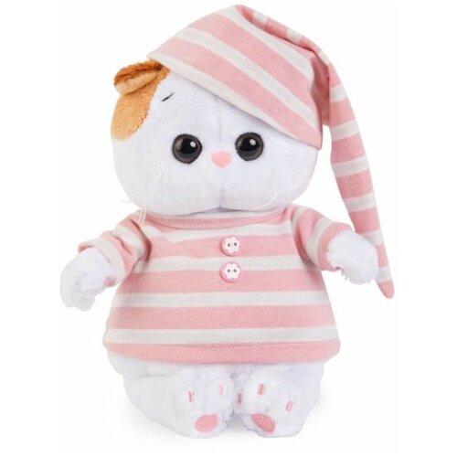 Кошечка Ли-Ли BABY в полосатой пижамке 20 см игрушка кошечка ли ли 24 см в бархатном жакете и юбочке подруга кота басика budi basa