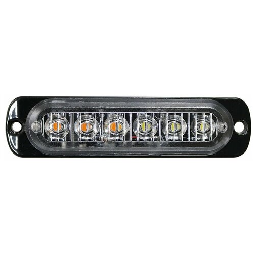 фото Фонарь светодиодный g0190 прожектор (обычный + стробоскопы белый+желтый ) дхо 12-24v комплект 2 шт. led