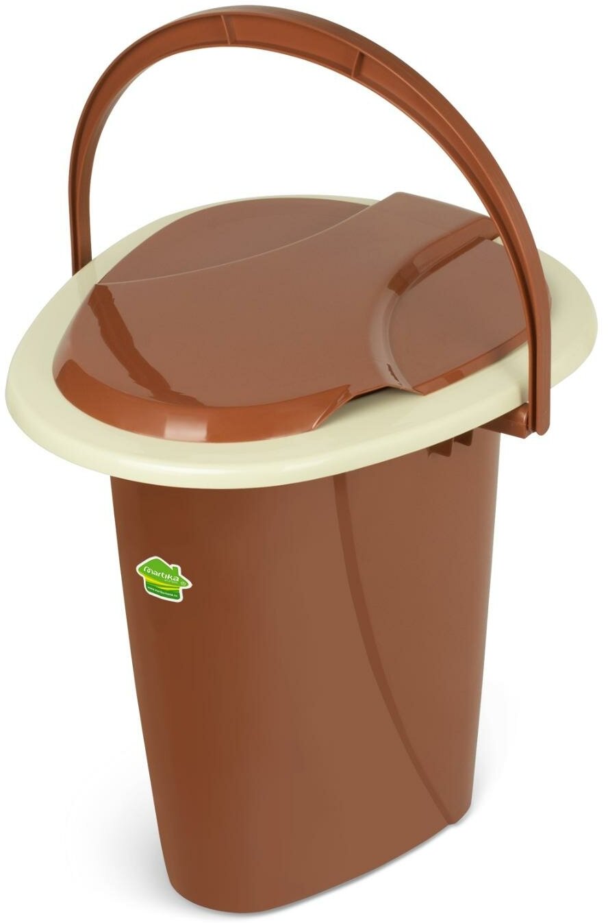 Ведро туалет MARTIKA Адис  терракотовое  16 л