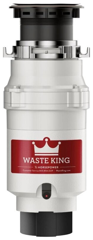 Измельчитель пищевых отходов Waste King Legend Series L-1021 для кухонной мойки, постоянный магнит - фотография № 1