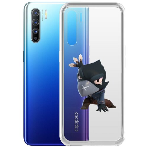 фото Чехол-накладка clear case brawl stars-ворон для oppo reno3 krutoff group