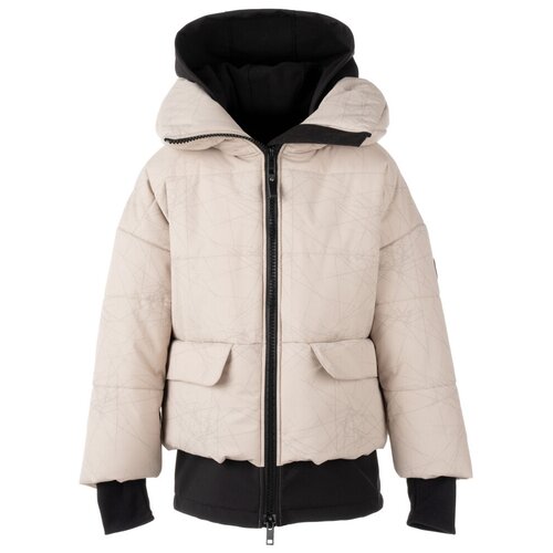 Куртка зимняя для девочек (Размер: 140), арт. POPPY K22460/5071, цвет бежевый