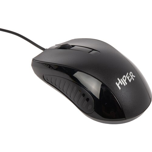 Мышь HIPER OM-1000 USB 1000dpi 3but 15m black 45000₽