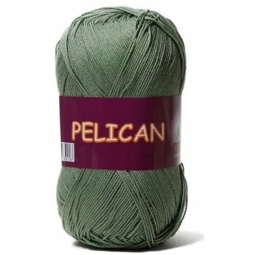 Пряжа Vita cotton Pelican серый (4011), 100%хлопок, 330м, 50г, 1шт