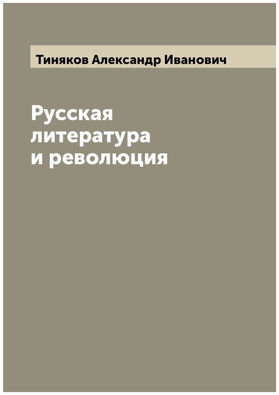 Книга Русская литература и революция - фото №1