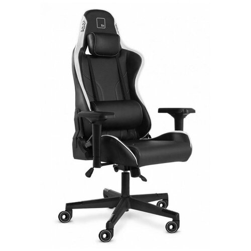 фото Игровое кресло warp xn чёрно-белое (экокожа, алькантара) (xn-bwt)