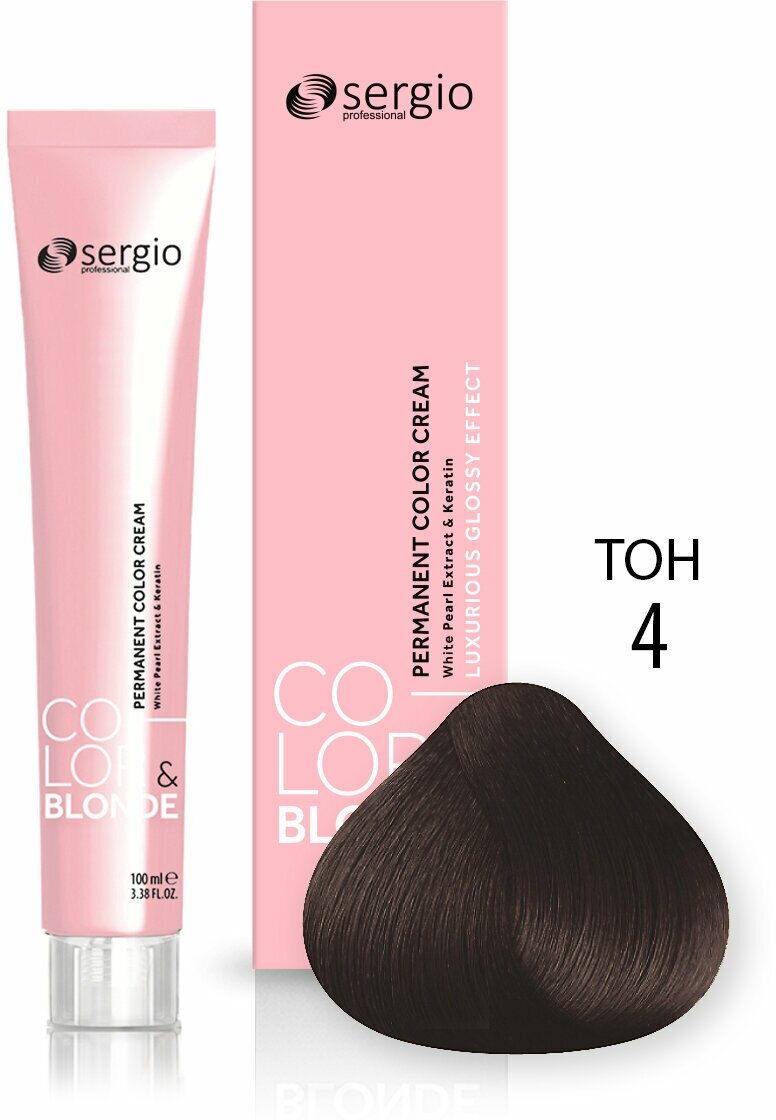 Sergio Professional Color&Blonde -, 4 , 100 