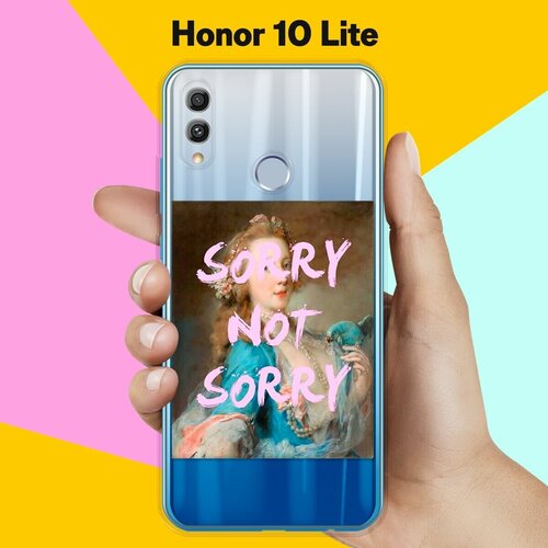 Силиконовый чехол Sorry на Honor 10 Lite силиконовый чехол sorry на honor 9x