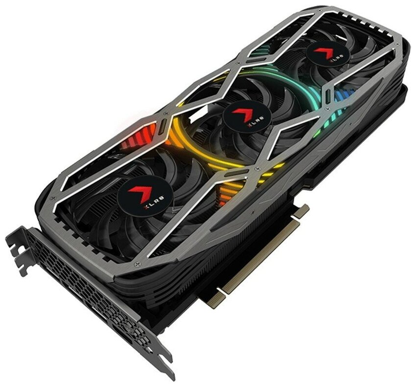 Видеокарта NVIDIA GeForce RTX3080 PNY XLR8 GAMING REVEL EPIC-X RGB Triple Fan 10GB (VCG308010LTFXPPB)