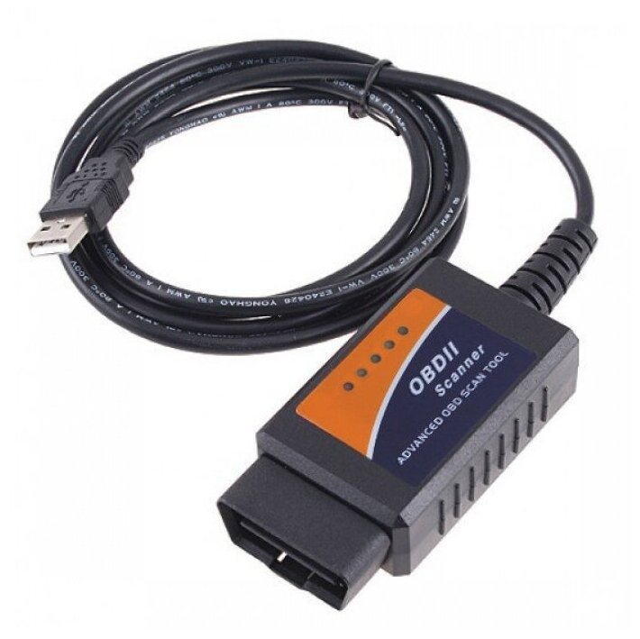 Адаптер ELM 327 USB/Сканер диагностический OBD2