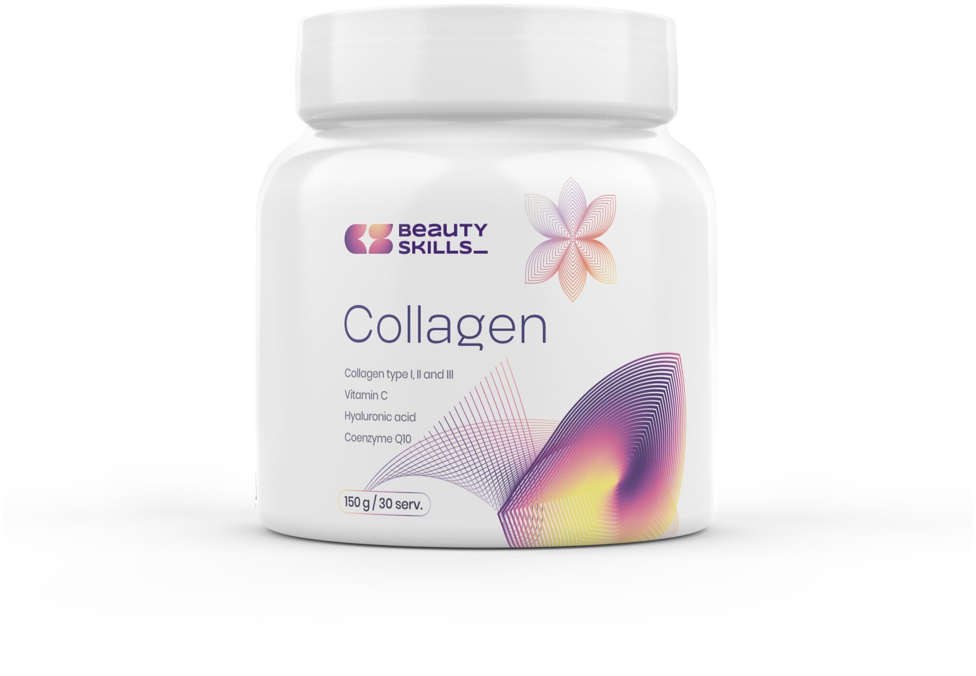 Коллаген концентрат Collagen для приготовления безалкогольных напитков со вкусом манго-маракуйя 150гр