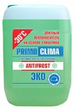 PRIMOCLIMA ANTIFROST Теплоноситель ЭКО ANTIFROST 10 л до -30*С от 100 Л