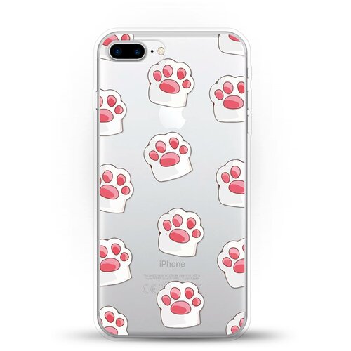 фото Силиконовый чехол лапки на apple iphone 8 plus andy & paul