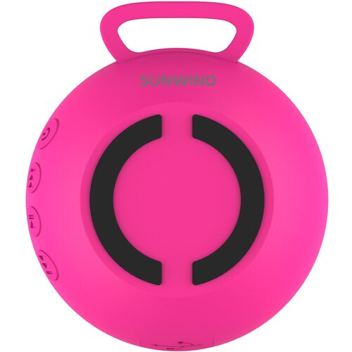 Колонка порт SunWind SW-PS103 R розовый 3W 10 BT35Jack 10м 400mAh 89200₽