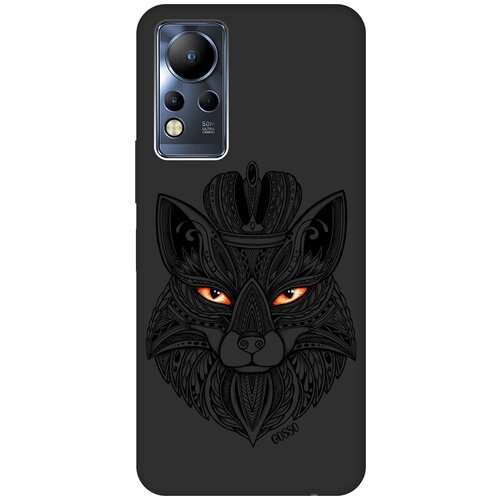 Матовый Soft Touch силиконовый чехол на Infinix Note 12 G88 / Инфиникс Нот 12 с 3D принтом Fox Queen черный матовый soft touch силиконовый чехол на infinix note 12 g88 инфиникс нот 12 с 3d принтом cosmocorgi черный