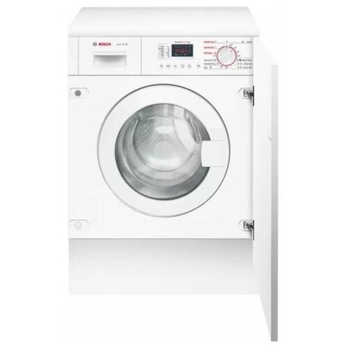 Встраиваемая стиральная машина с сушкой BOSCH WKD28351GC Series 4, стирка на 7 кг, сушка на 4 кг, 1400 об/мин, 74 дБ, отложенный старт