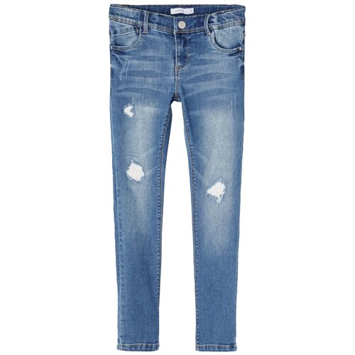 фото Name it, брюки для девочки, цвет: синий, размер: 122