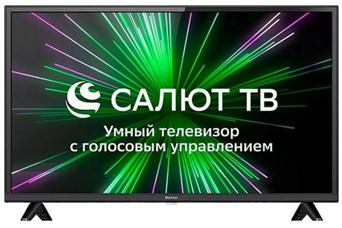 BQ Телевизор BQ 32S06B, 32", 1366x768, DVB-T2/C, HDMI 2, USB 3, Smart TV, черный