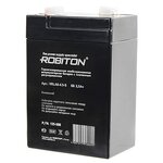 Свинцово-кислотный аккумулятор ROBITON VRLA6-4.5/Security (6 В, 3.5 Ач) - изображение