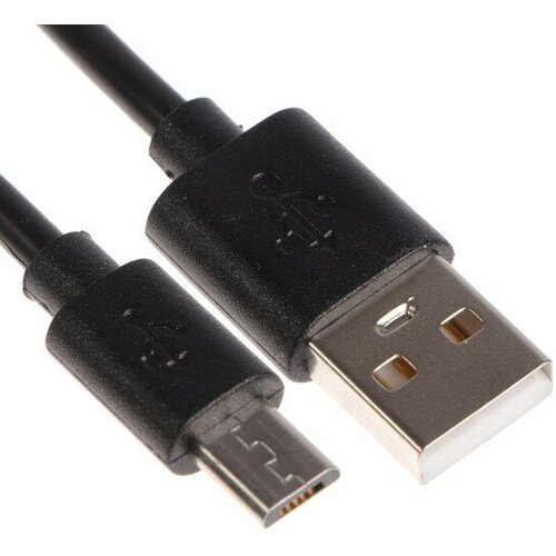 Кабель Maxvi MC-01L, microUSB - USB, 2 А, 1 м, удлиненный microUSB до 8.9 мм, PVC, черный