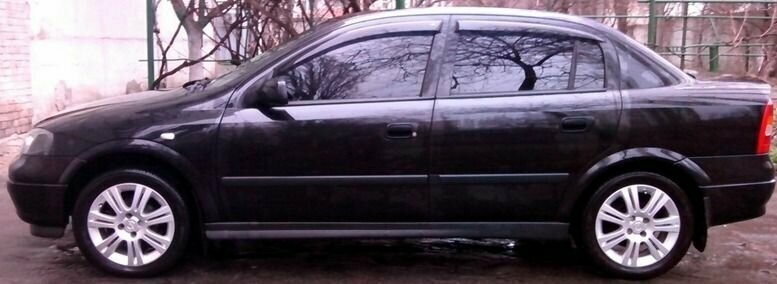 Дефлекторы окон Opel Astra G 1998-2004г