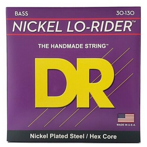 струны для бас гитары dr string nmh 45 nickel lo rider Струны DR NMH6-130