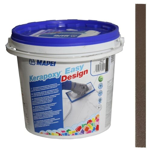 Затирка Mapei Kerapoxy Easy Design №144 шоколад 3 кг