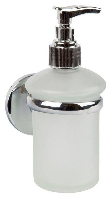 Дозатор для жидкого мыла с держателем Delphinium "41883", хром