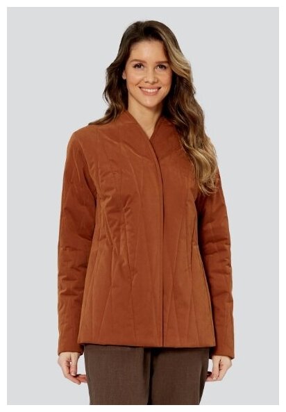 Куртка  DIMMA fashion studio Тотси, размер 42, коричневый