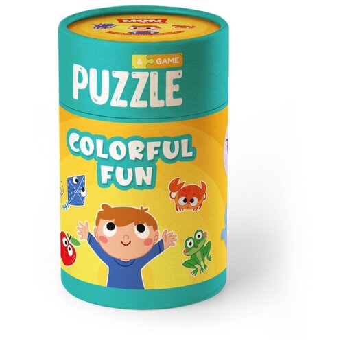 фото Игровой набор mon puzzle "разноцветные развлечения", пазлы и карточки с заданиями dodo