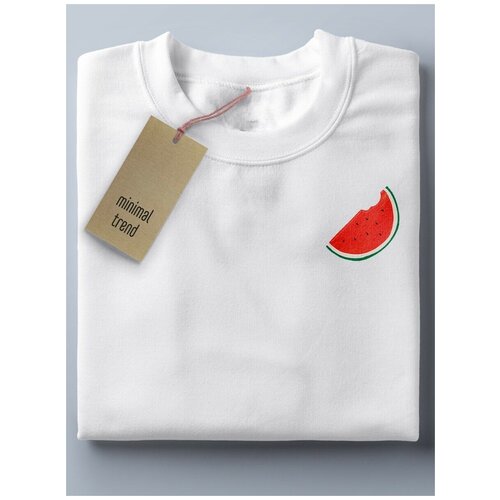 фото Футболка мужская белая, minimal trend, рисунок - 25397