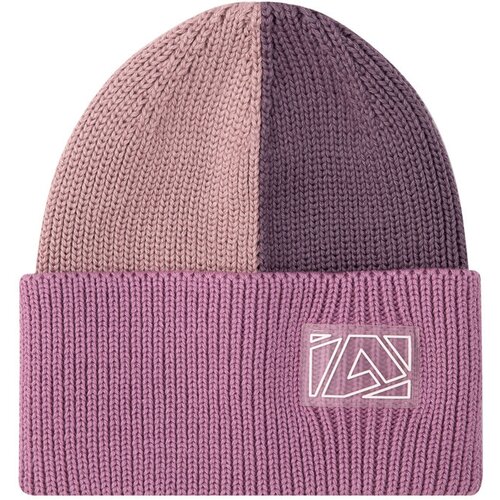 шапка бини oldos размер 54 56 розовый коралловый Шапка бини Oldos, размер 54-56, фиолетовый
