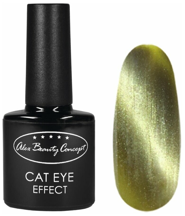 Alex Beauty Concept Гель-лак CAT EYE EFFECT GELLACK, 7.5 мл, цвет светло-зеленый