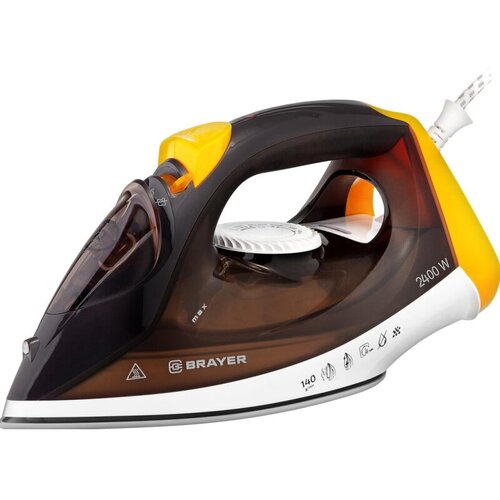 Утюг Brayer BR40032400 Вт керам 140 гмин антикапля 330 мл сам очист 553800₽
