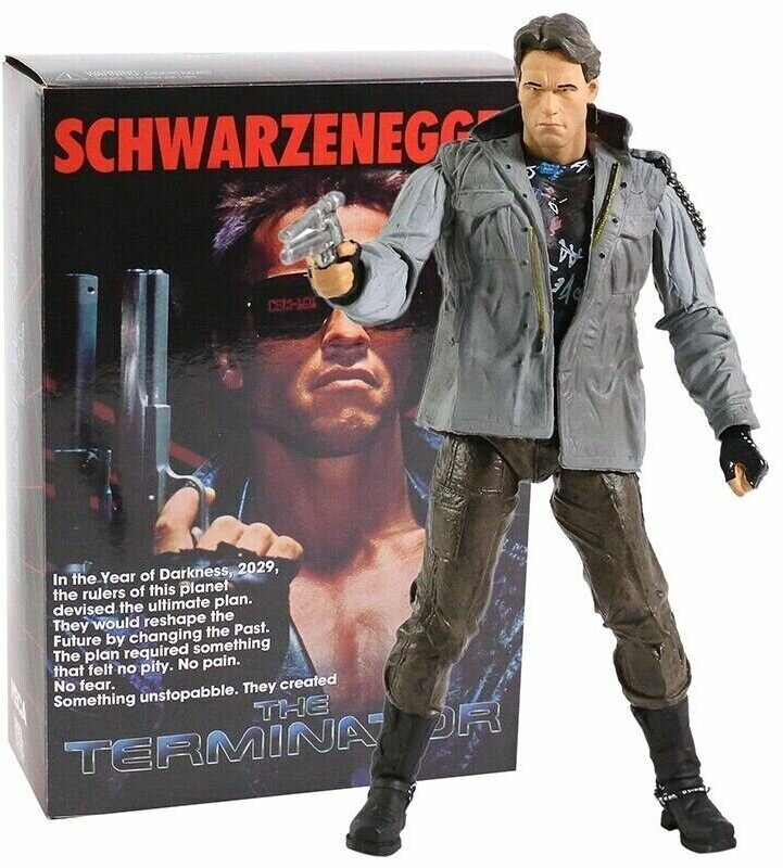 Подвижная фигурка Арнольд Шварцнеггер Терминатор NECA Terminator: T-800 Arnold Schwarzenegger