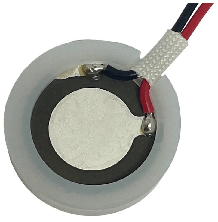 Мембрана ультразвуковая для увлажнителя воздуха, диаметр 20 мм, с разъемом ( диаметр 25 мм с уплотнительным кольцом), с разъемом.